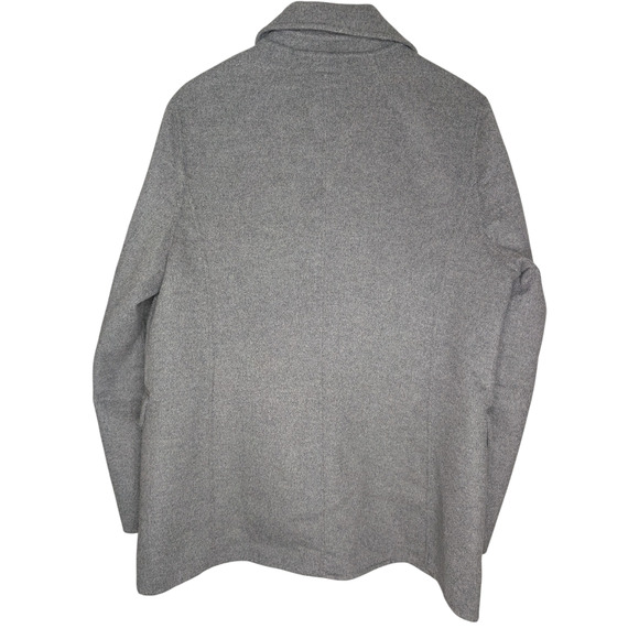 Badgley Mischka Wool Blend Blazer Coat Grey - Picture 3 of 7